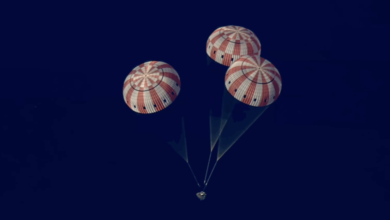 Confira as imagens da Artemis 2 ao retornar para a Terra!