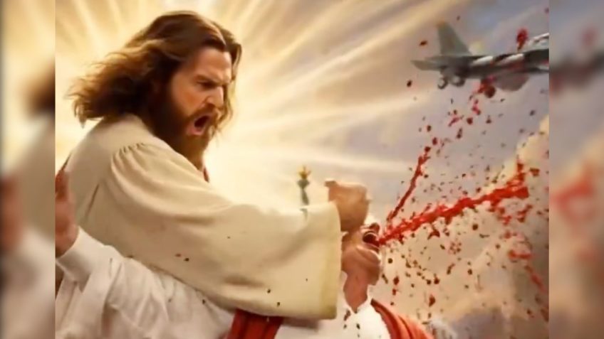 Irã Responde à Ilustração Bíblica de Trump: Jesus O Lança ao Inferno!