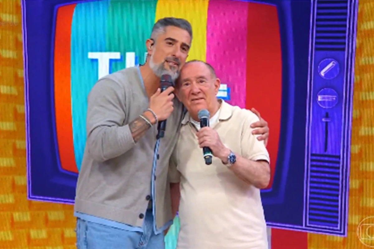 Marcos Mion se torna alvo de piadas e ofusca a tributo a Renato Aragão