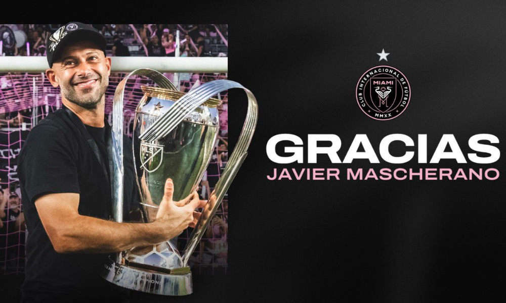 Mascherano se despede do comando técnico do Inter Miami após uma temporada memorável