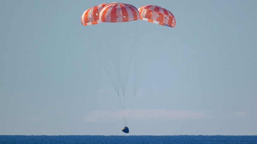 Retorno dos Astronautas à Terra: Separação do Módulo e Pouso na Água em Detalhes