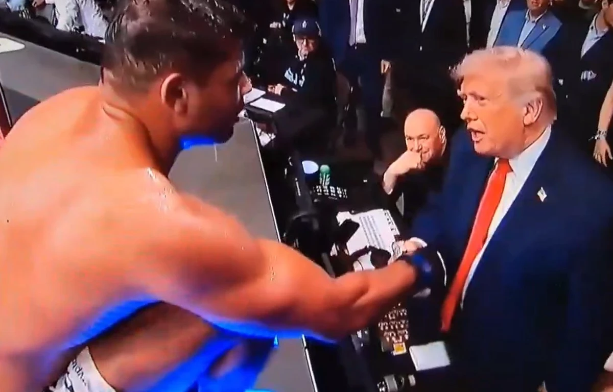 Trump assiste à luta do UFC enquanto negociações com o Irã não avançam